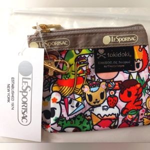 Tokidoki x Lesportsac Pouch NWT